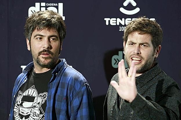 David y José Muñoz, los dos componentes de Estopa. :: EFE