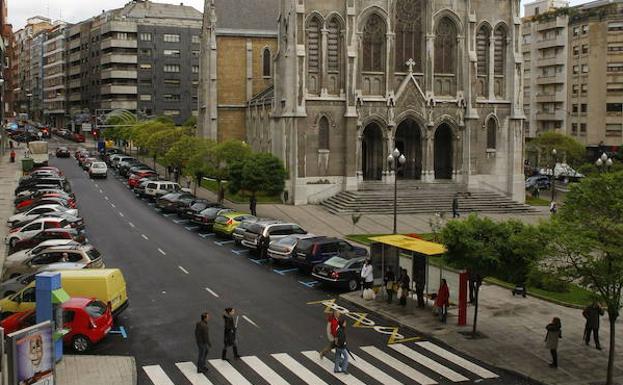 La plaza de La Merced, desde donde emprendió la huida el conductor. 