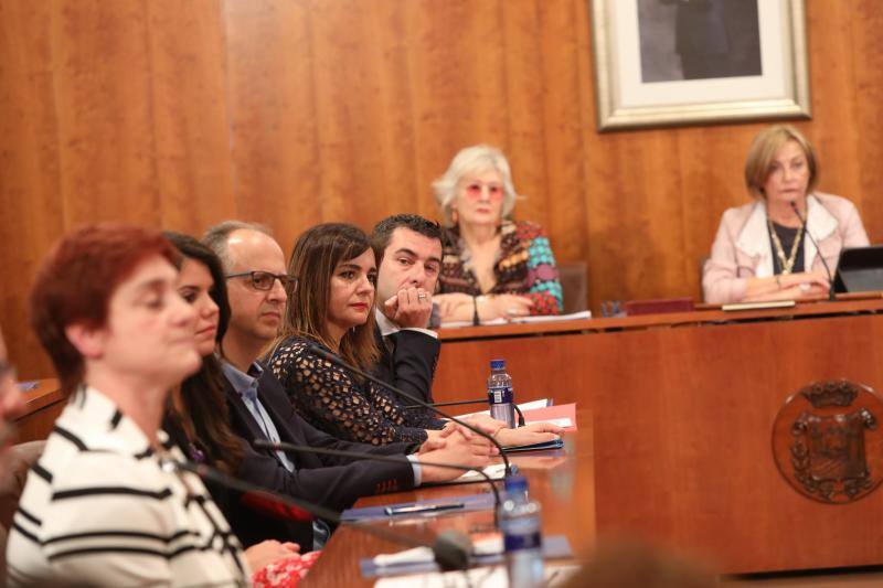 La alcaldesa revalida su cargo en un pleno en el que todos los grupos mostraron su disposición a trabajar por la ciudad.