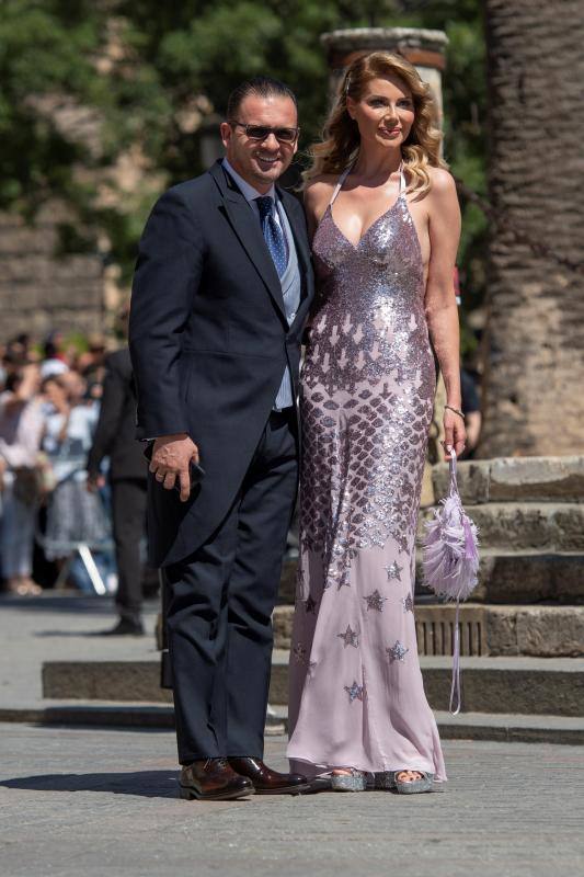 Fotos: Así han sido los looks de los invitados a la boda de Sergio Ramos y Pilar Rubio