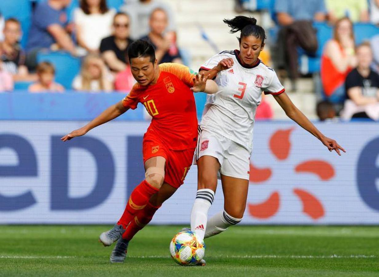  Desesperación en las españolas porque no pueden perforar la portería de China. Tercer y último partido del grupo B donde las de Jorge Vilda se juegan el pase a los octavos de final. 