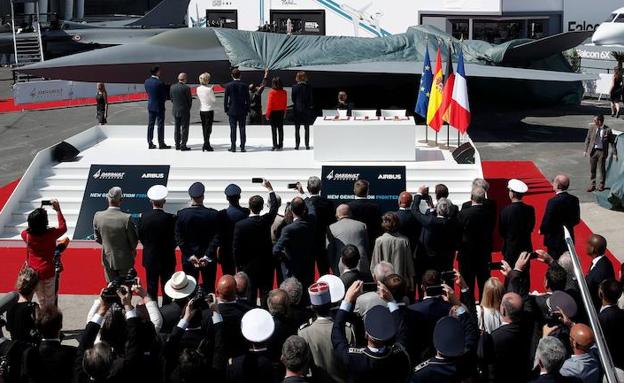 Presentación del avión FCAS. 