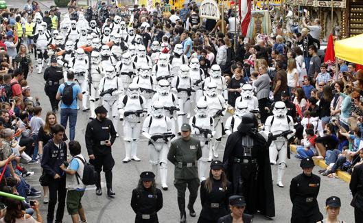 Desfile de 'Star Wars' en Metrópoli.