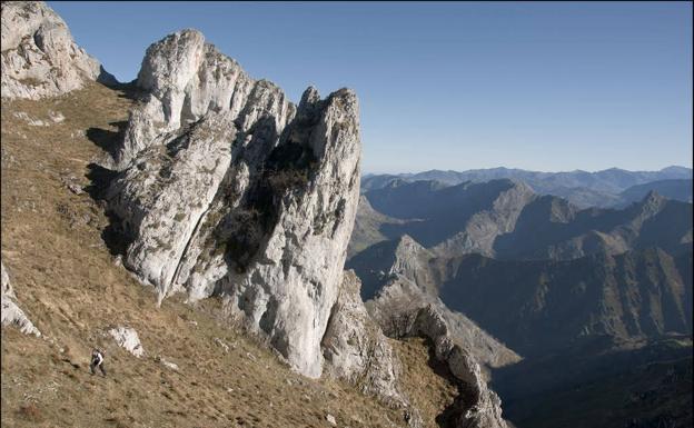 Cerca de la cumbre.