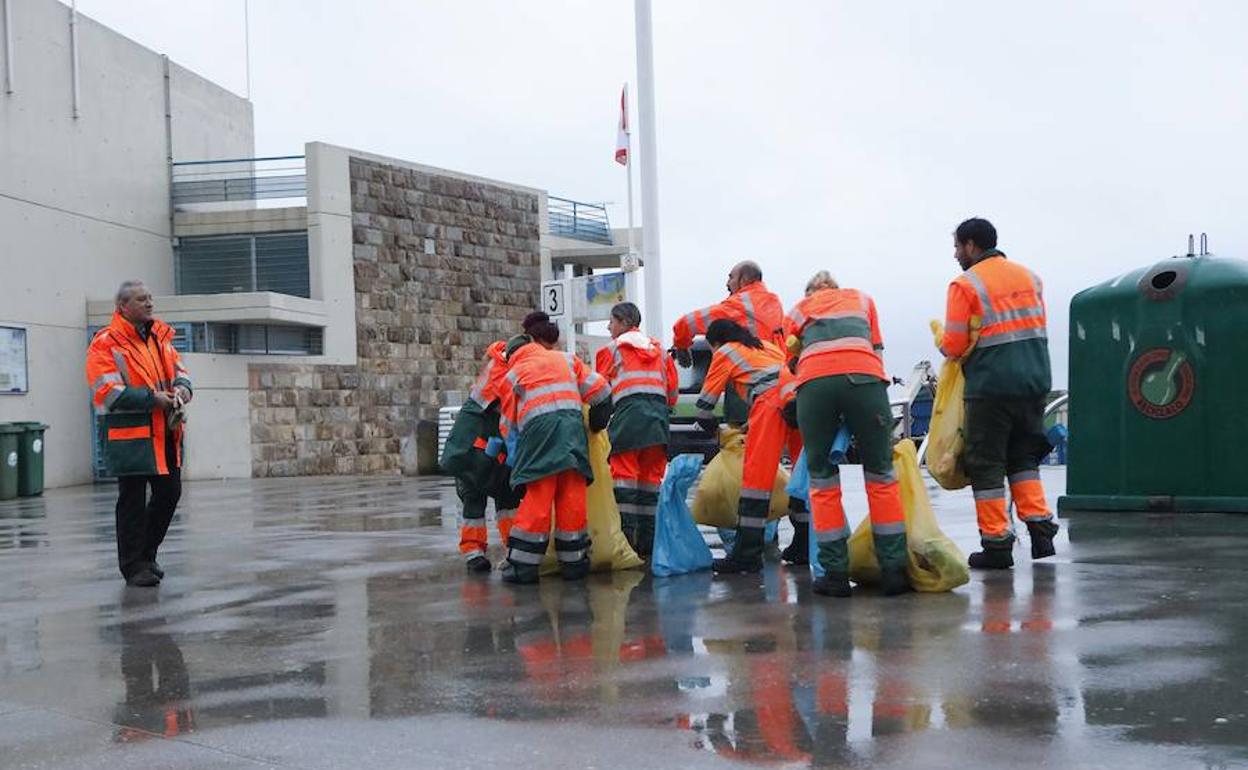Cinco toneladas de basura, tras San Juan