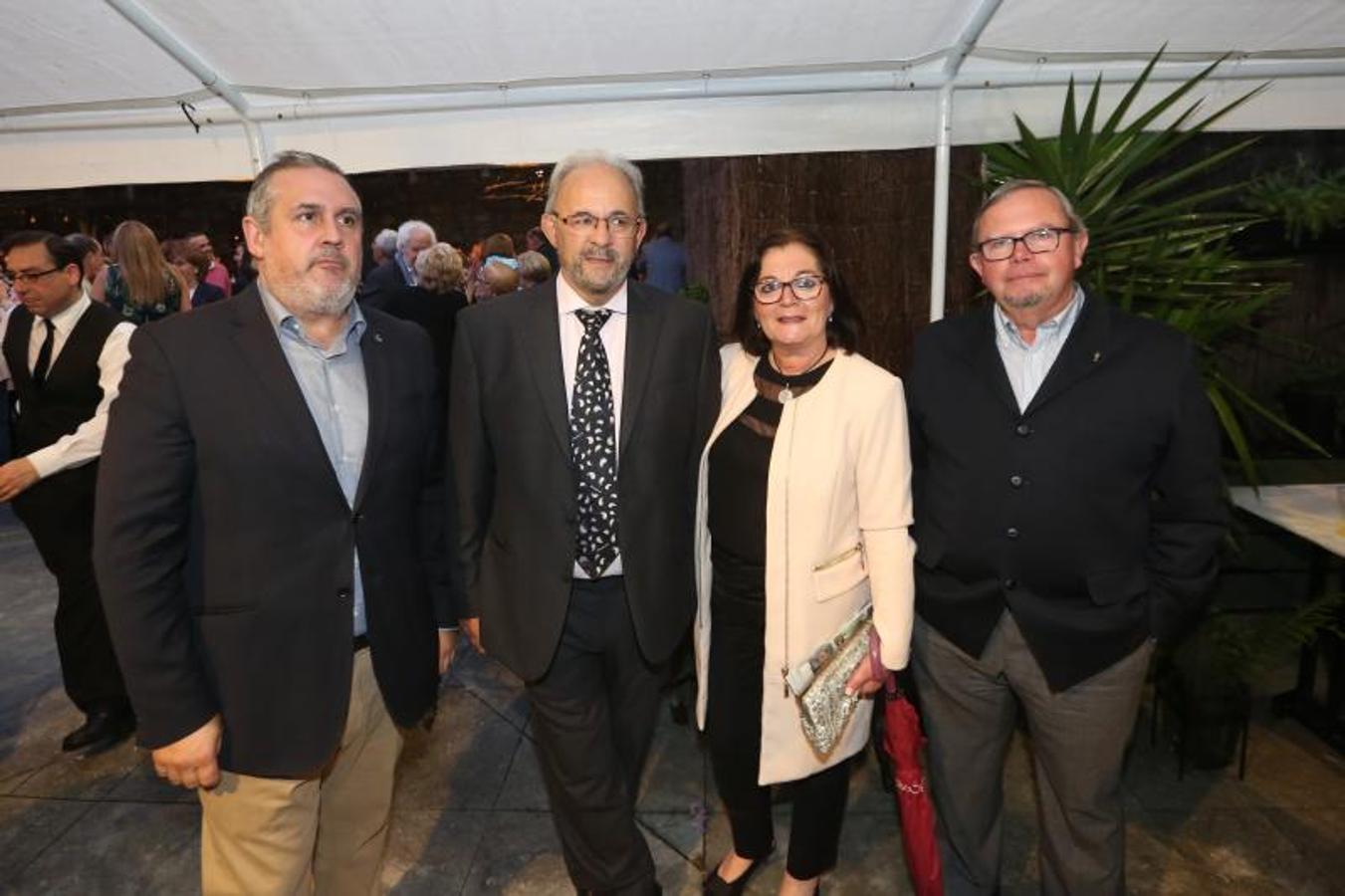 Alfonso Araujo, Francisco José Zarracina, María Flor Fernández y Constantino Álvarez, de UCIN.