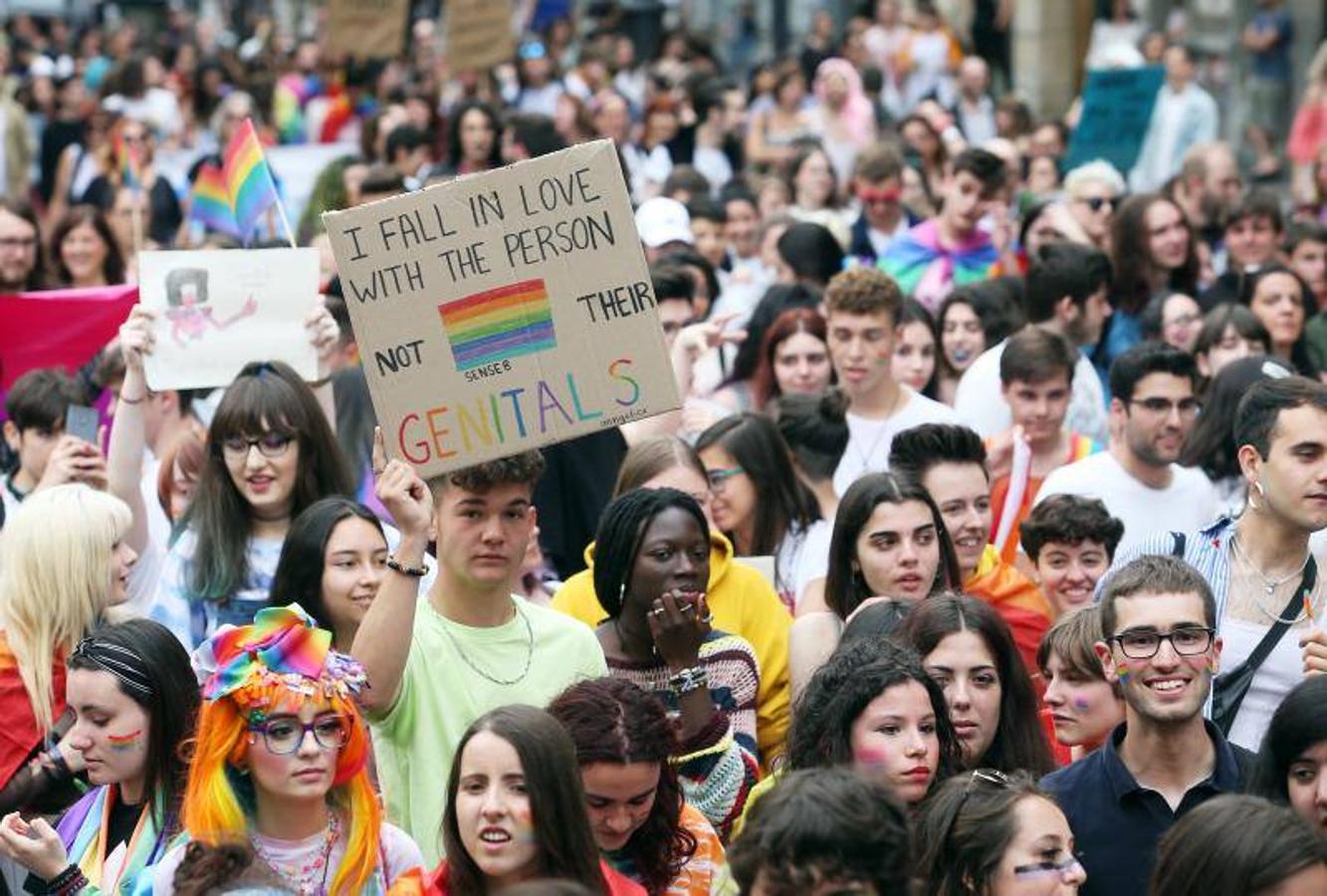 Cientos de personas participaron ayer en los distintos actos celebrados en Asturias con motivo del Día del Orgullo Gay. En Oviedo reivindicaron en una marcha un 'Orgullo Crítico' y a favor de la diversidad sexual.