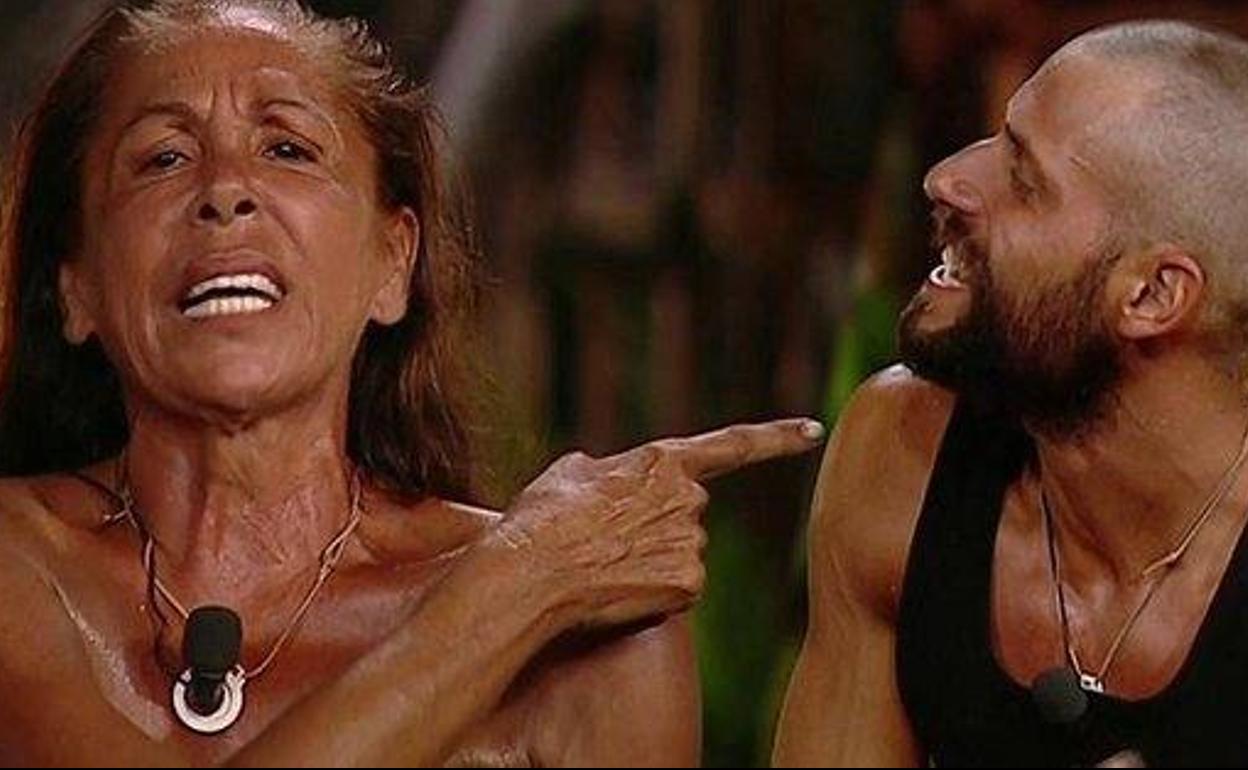 La Pantoja monta el pollo en 'Supervivientes'