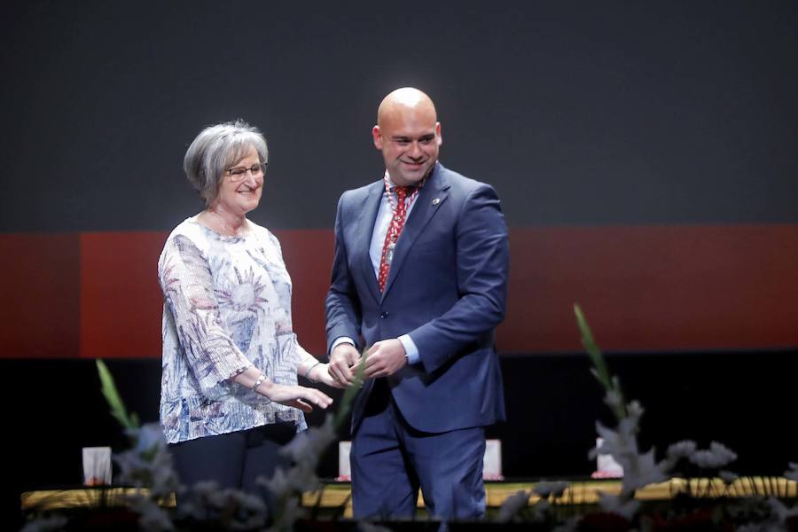 Las distinciones se entregron a Vicente Álvarez Areces, como hijo predilecto a título póstumo; al Hospital Universitario de Cabueñes, Medalla de Oro; a Tita Caravera, a Soledad Lafuente, a Sara Menéndez, a Luis Manuel Flórez y a Luis Miguel Piñera, Medallas de Plata