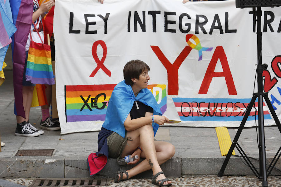 Desfile del Orgullo en Gijón.