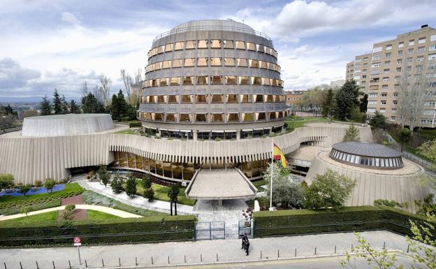 Edificio del Tribunal Constitucional, en Madrid.