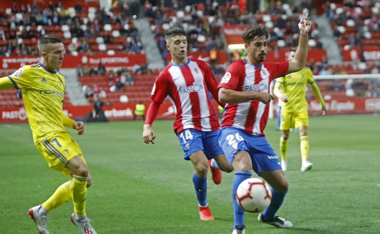 Cordero y Nacho Méndez en el último partido de la temporada pasada. 