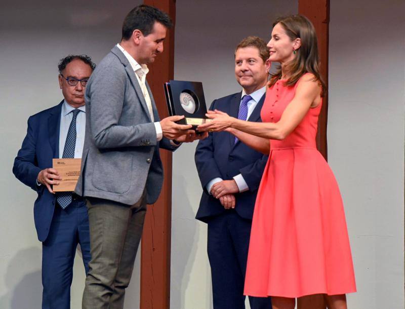La reina Letizia estuvo este martes en Almagro, donde entregó los premios que llevan su nombre.