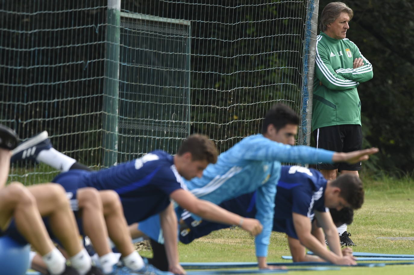 El Real Oviedo se ejercita para enfrentarse en óptimas condiciones a la pretemporada