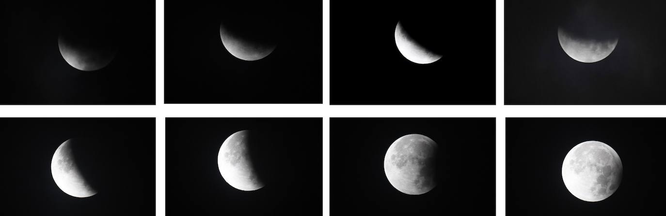 Numerosos rincones del mundo pudieron disfrutar anoche de las espectaculares imágenes que dejó el eclipse parcial de luna.Hasta el próximo año no se podrá ver otro.