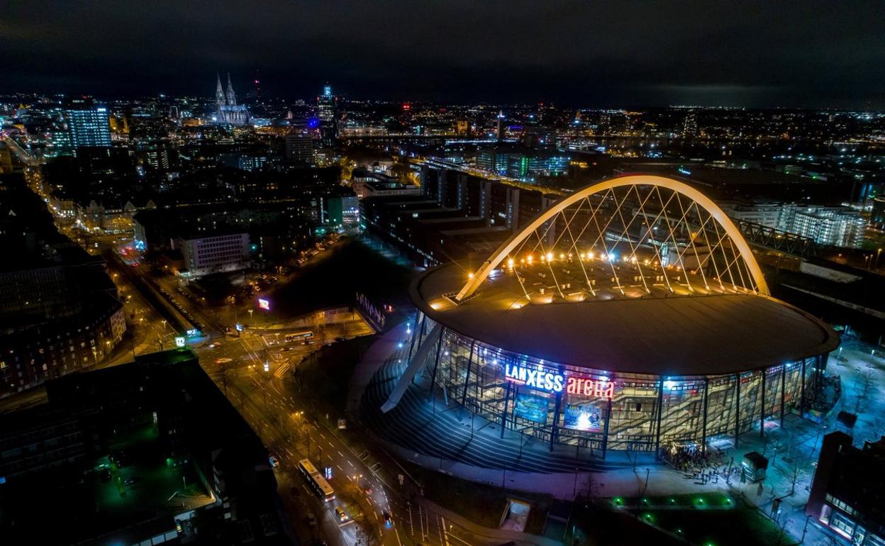 El Lanxess Arena de Colonia. 