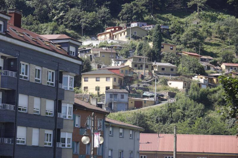 Los pueblos alrededor de Sama, en Langreo.