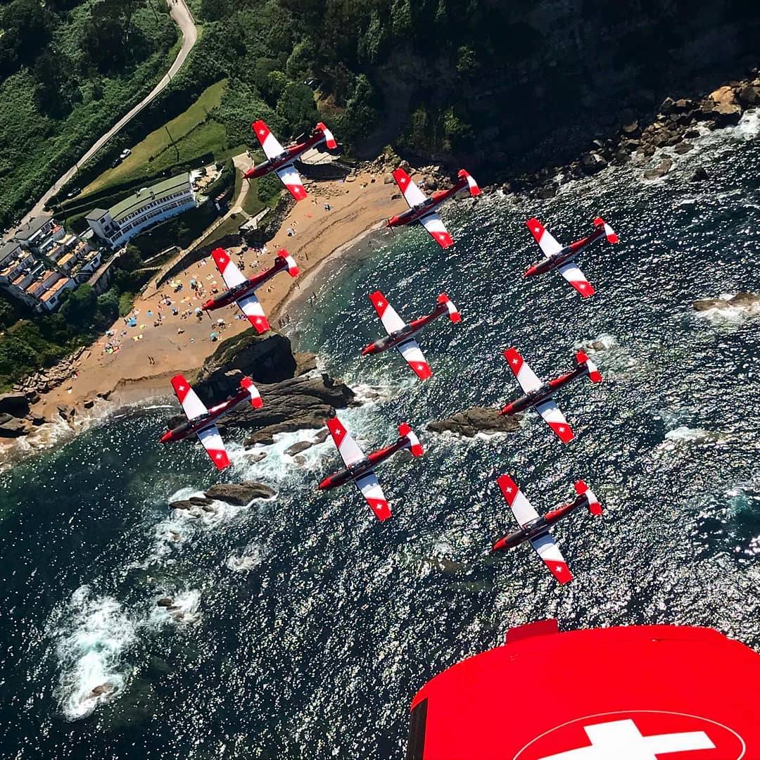 La Patrulla PC-7 de la fuerza aérea suiza es una de las novedades del Festival Aéreo que se celebrará el 21 de julio