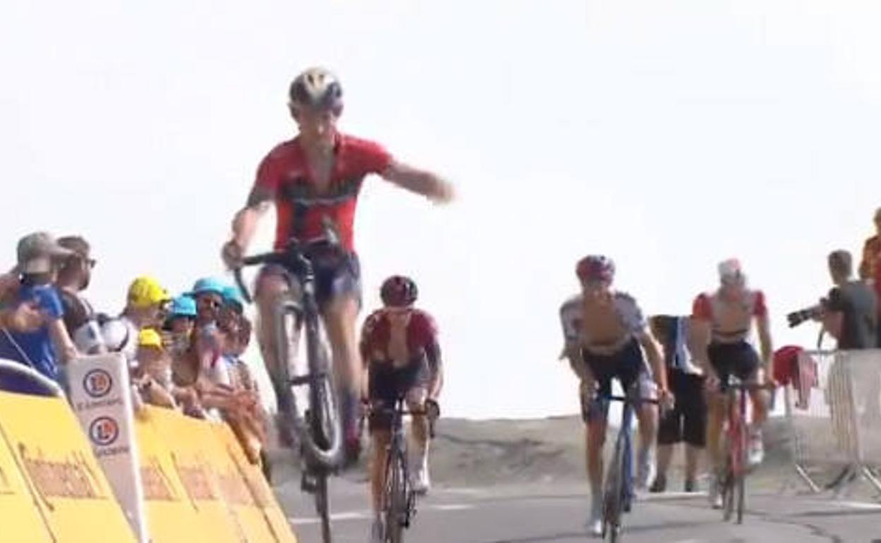 Cortina y Sagan se retan en la cima del Tourmalet