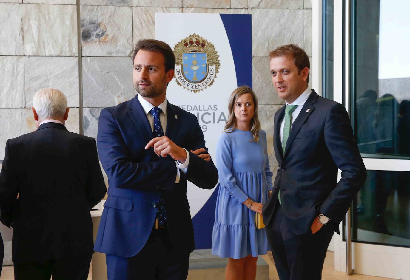 El expresidente del Principado Javier Fernández fue homenajeado este mediodía en Galicia por el gobierno de Núñez Feijóo.