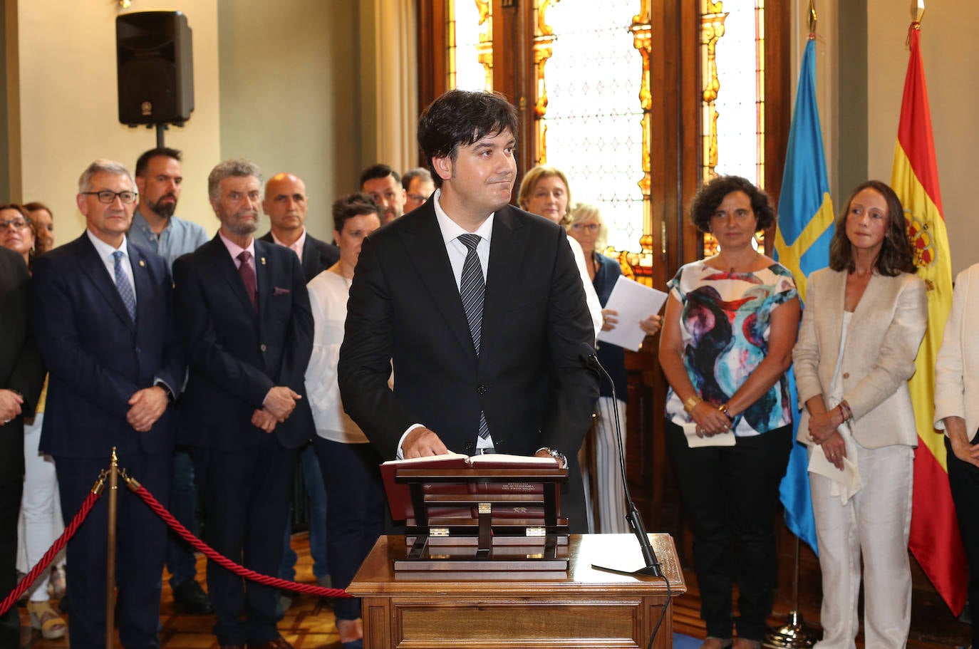 Borja Sánchez, consejero de Ciencia, Innovación y Universidad.