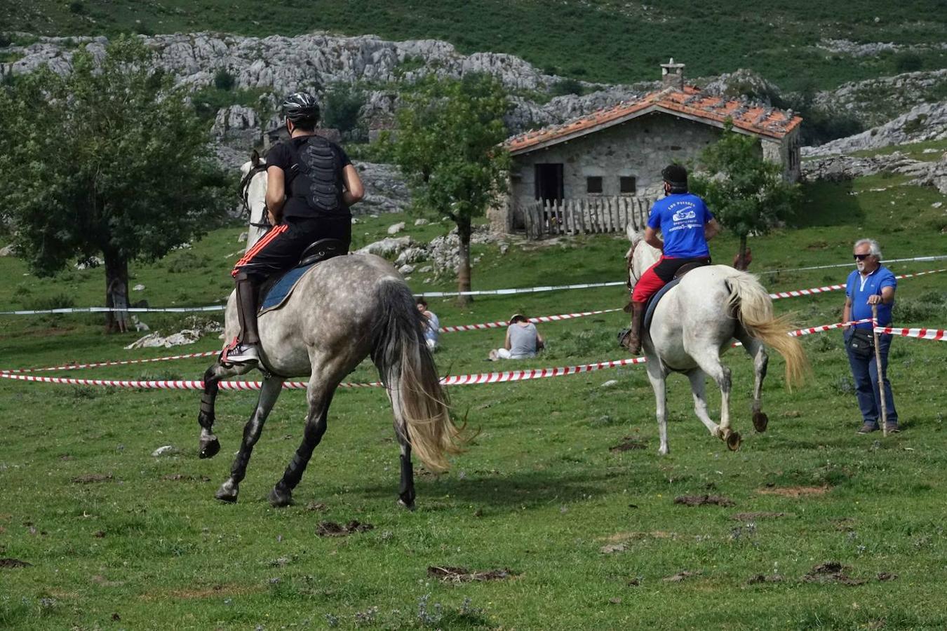 La Fiesta del Pastor volvió a congregar a numerosos curiosos y participantes en los pastos de los Lagos de Covadonga donde el mundo rural de Picos de Europa celebra una jornada festiva y reivindicativa. 