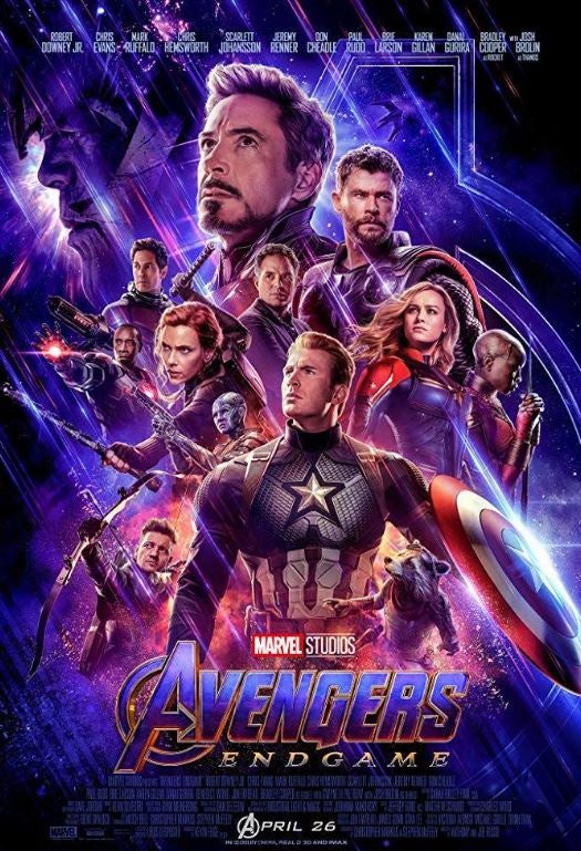 1. Vengadores: Endgame. Recaudación: 2.790.200 dolares.