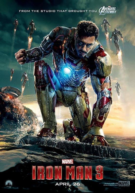 18. Iron Man 3. Recaudación: 1.214.800 dólares