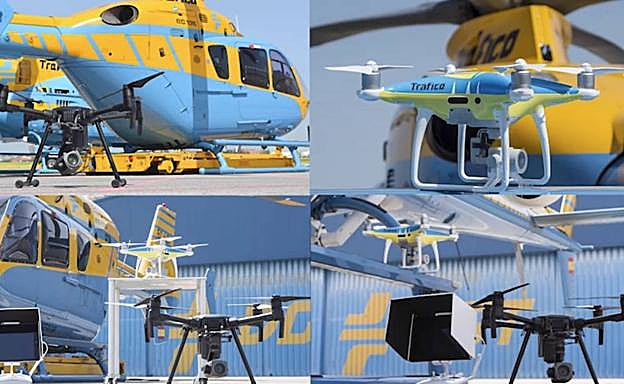 Los drones de la DGT empiezan a multar en plena operación salida de agosto en Asturias