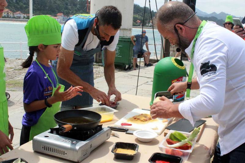 Cientos de niños tomaron parte en el Mini Sella, en el que será un aperitivo de la prueba grande que se celebrará el próximo sábado. 