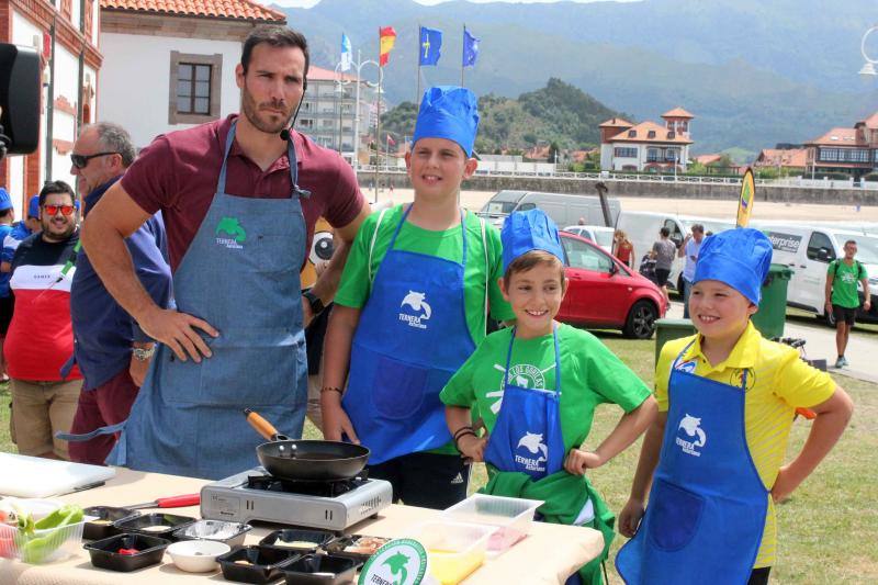 Cientos de niños tomaron parte en el Mini Sella, en el que será un aperitivo de la prueba grande que se celebrará el próximo sábado. 