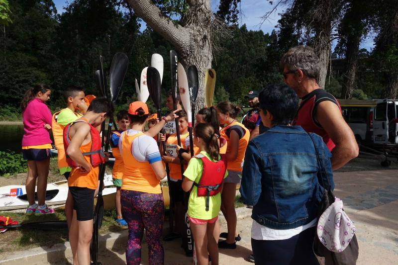 Cientos de niños tomaron parte en el Mini Sella, en el que será un aperitivo de la prueba grande que se celebrará el próximo sábado. 