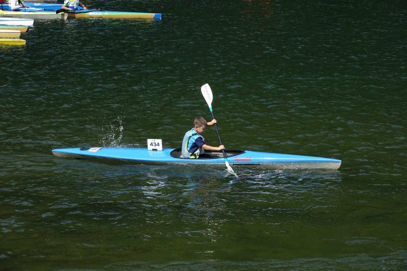 Cientos de niños tomaron parte en el Mini Sella, en el que será un aperitivo de la prueba grande que se celebrará el próximo sábado. 