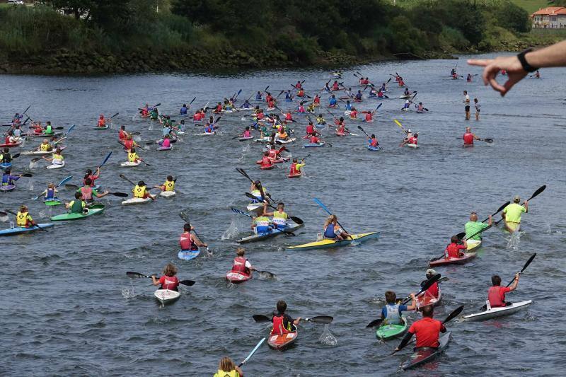 Cientos de niños tomaron parte en el Mini Sella, en el que será un aperitivo de la prueba grande que se celebrará el próximo sábado. 