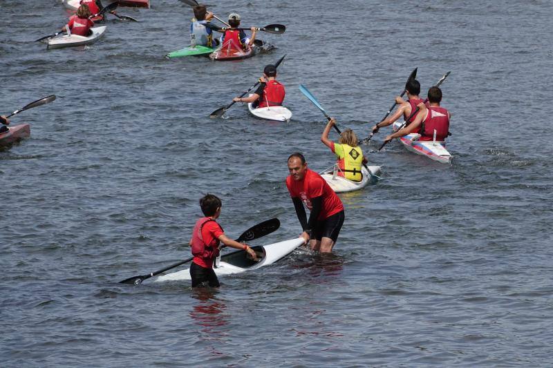 Cientos de niños tomaron parte en el Mini Sella, en el que será un aperitivo de la prueba grande que se celebrará el próximo sábado. 