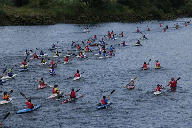 Cientos de niños tomaron parte en el Mini Sella, en el que será un aperitivo de la prueba grande que se celebrará el próximo sábado. 