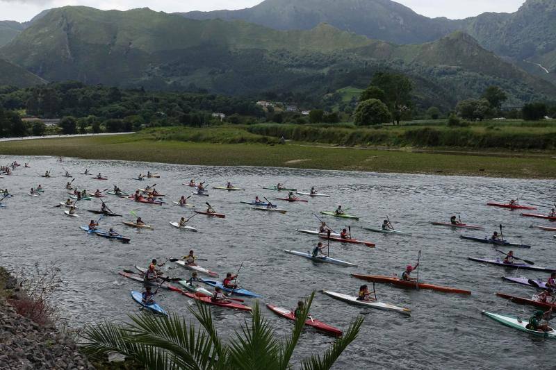 Cientos de niños tomaron parte en el Mini Sella, en el que será un aperitivo de la prueba grande que se celebrará el próximo sábado. 