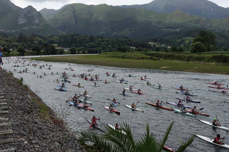 Cientos de niños tomaron parte en el Mini Sella, en el que será un aperitivo de la prueba grande que se celebrará el próximo sábado. 