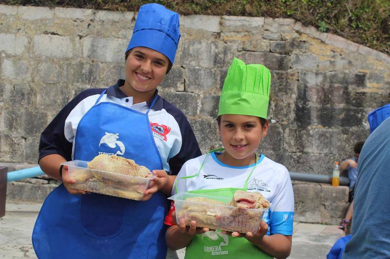 Cientos de niños tomaron parte en el Mini Sella, en el que será un aperitivo de la prueba grande que se celebrará el próximo sábado. 