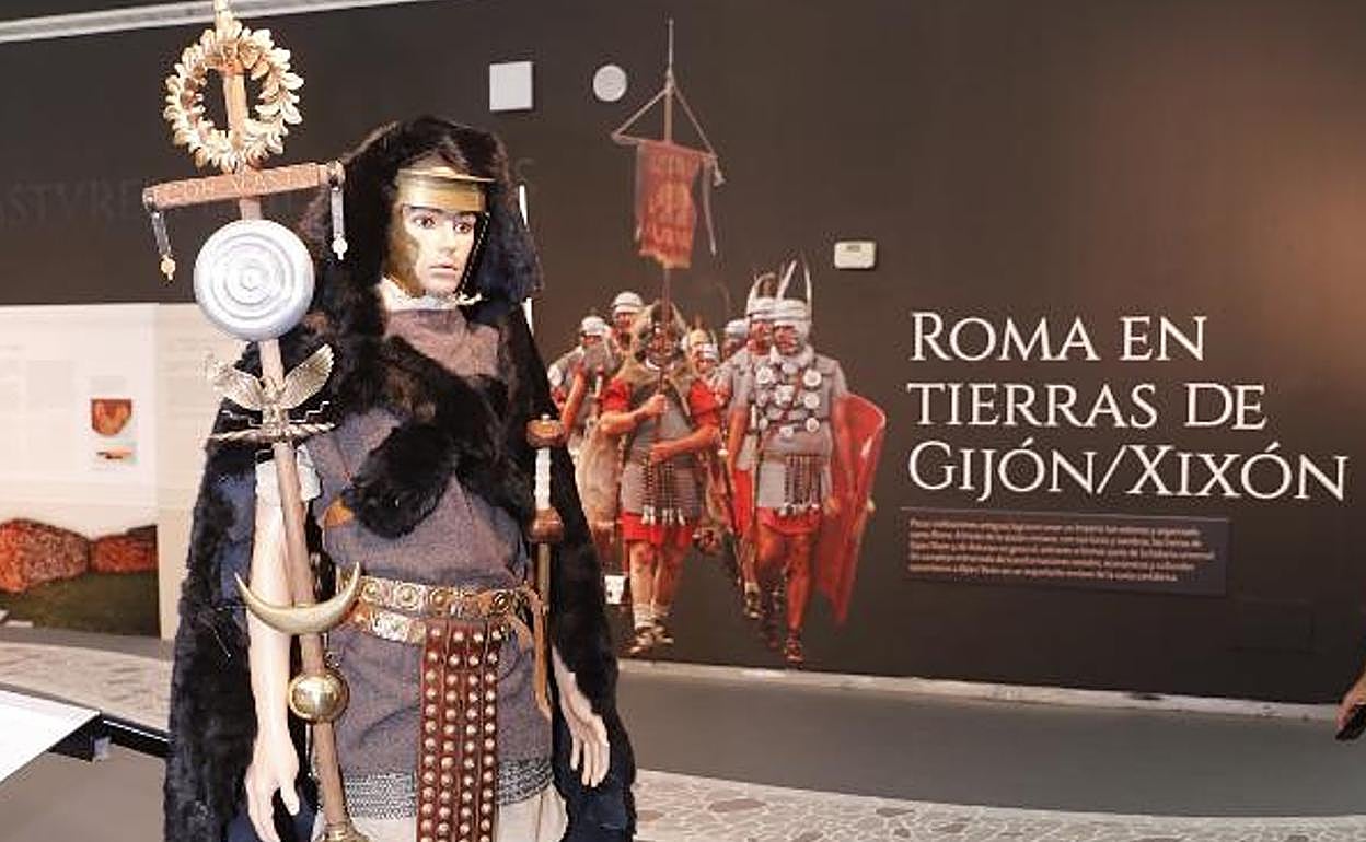 La figura que representa al astur Pintaius.