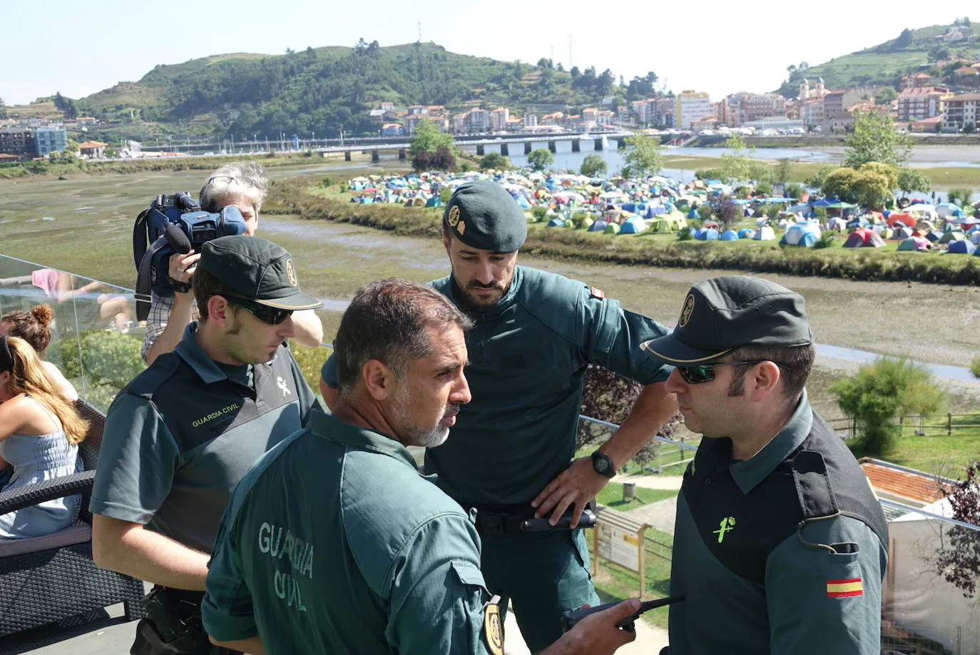 La Guardia Civil ultima los preparativos para garantizar la seguridad y asistencia sanitaria de las 250.000 personas que se calcula acudirán con motivo de la celebración del Descenso Internacional del Sella entre este viernes y el domingo entre Parres y Ribadesella.