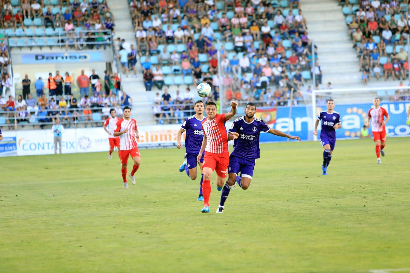 El Sporting ofreció una imagen gris frente al Valladolid en uno de los últimos partidos de pretemporada. Los de José Alberto perdieron por 2-0.