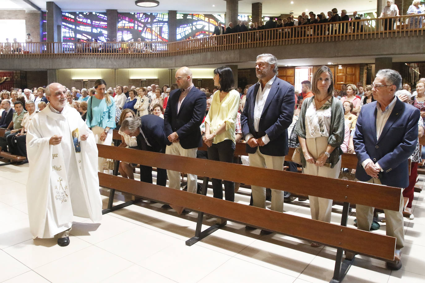 La ciudad cierra su semana grande con el tradicional acto religioso. 