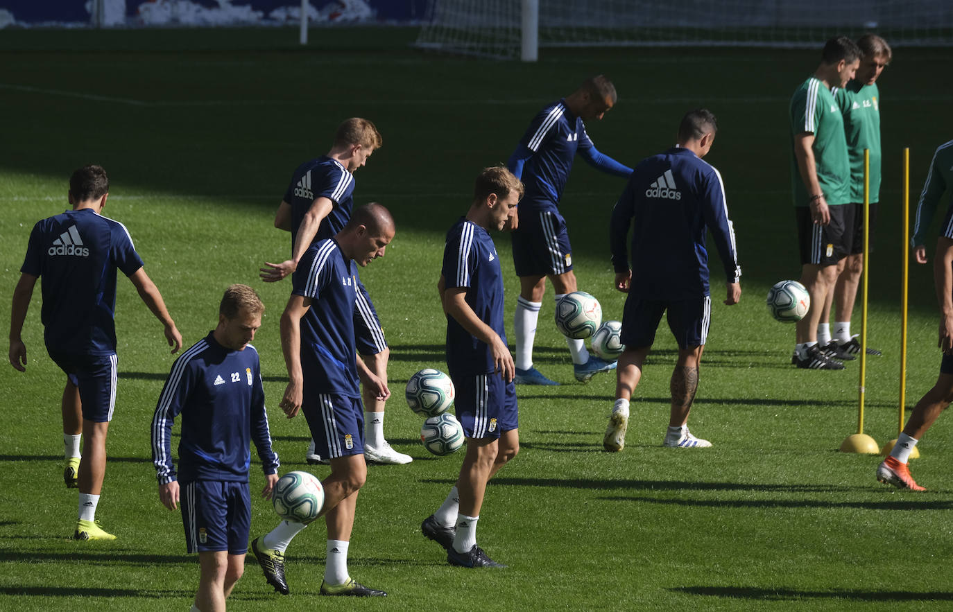 Fotos: Entrenamiento del Real Oviedo (22/08/19)