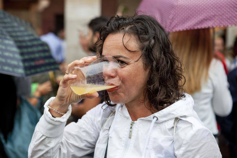 El llagarero maliayo Miguel Ángel Vigón se llevó este domingo los dos premios señeros, el 'Tonel de Oro' -otorgado por sus propios compañeros a toda una trayectoria profesional- y el 'Elogio de Oro', al mejor caldo del certamen -concedido por un jurado de expertos.