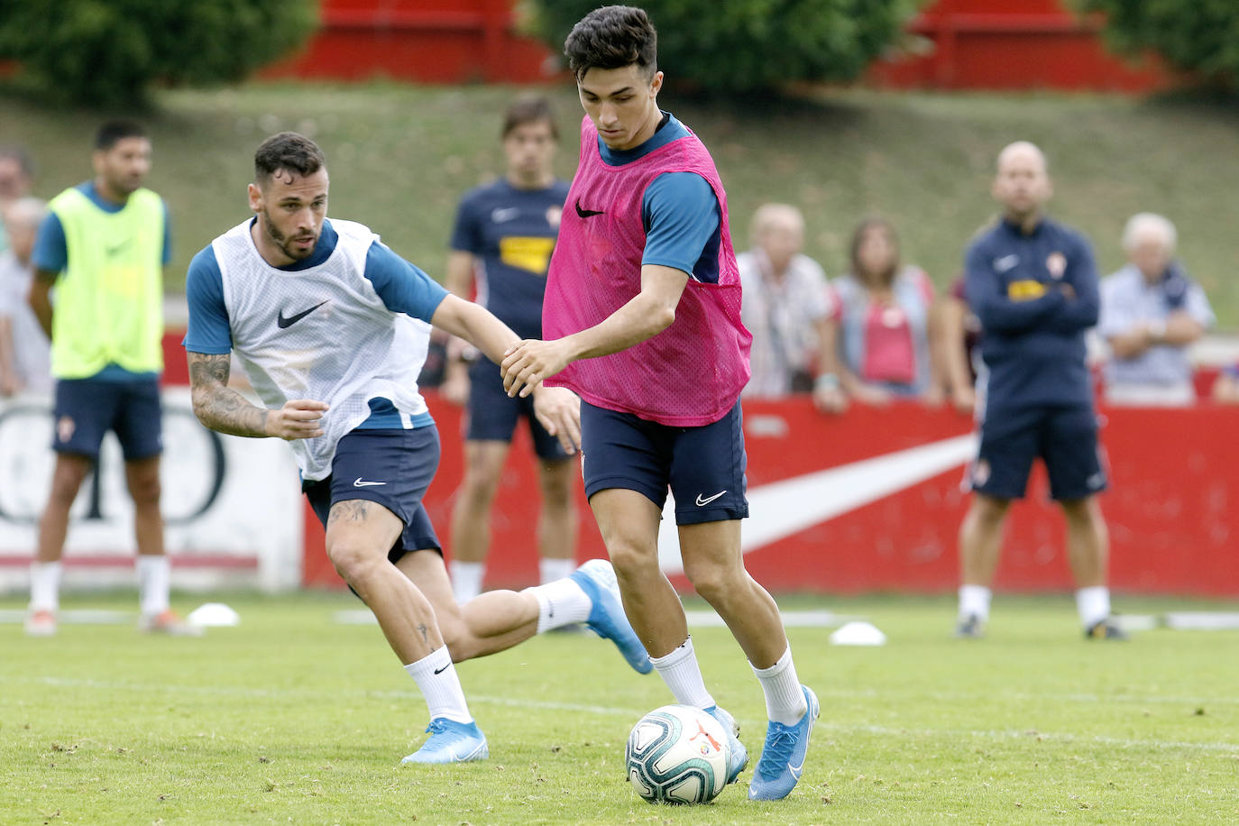 Fotos: Entrenamiento del Sporting (28/08/2019)