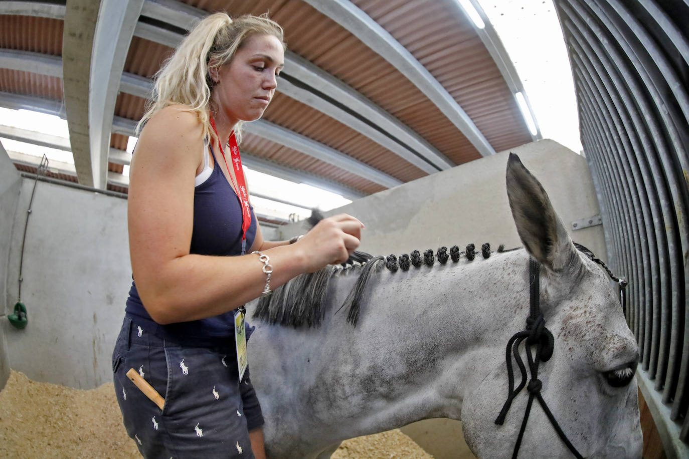 Fotos: El trabajo que no se ve en el Hípico de Gijón