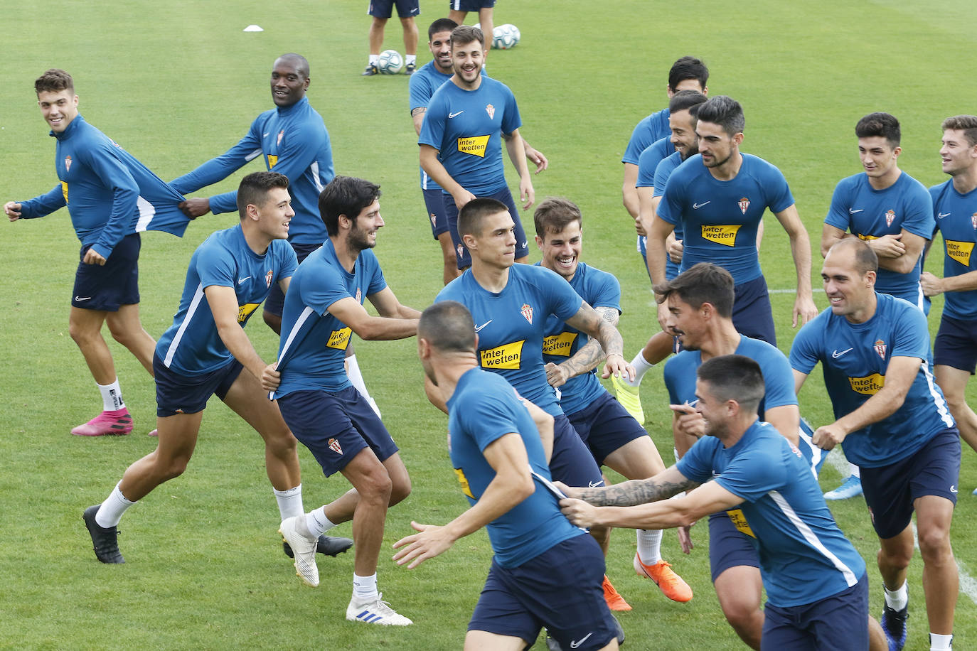 Fotos: Entrenamiento del Sporting (30/08/2019)