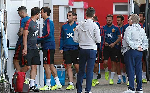 Imagen. La Selección Española, en Mareo