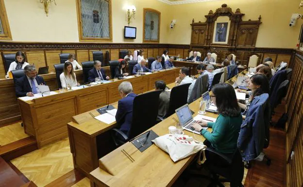 Pleno del Ayuntamiento de Gijón. 